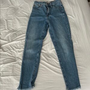 Madewell High Rise Blue Jeans